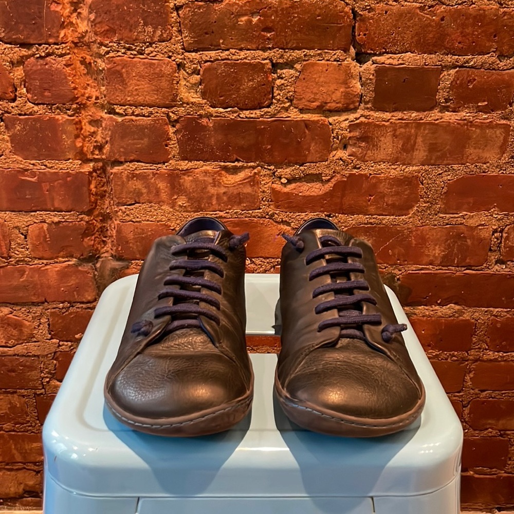Camper black leather shoes